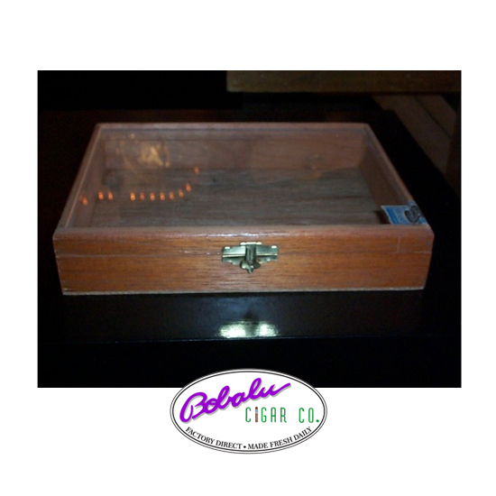 glass top cigar box
