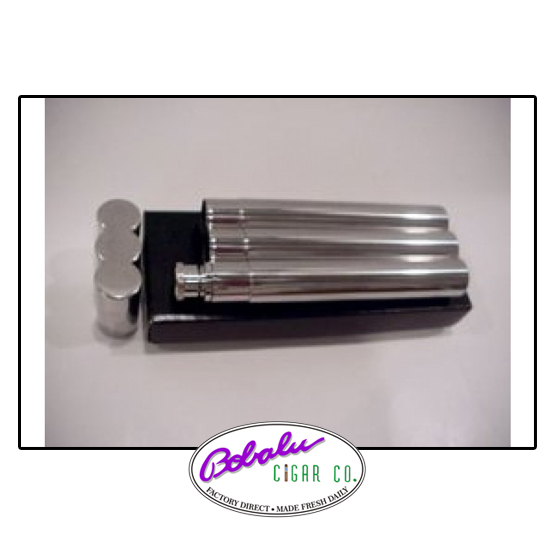 stainless steel cigar flask