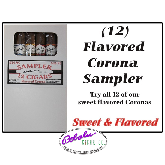12 flavored corona sampler