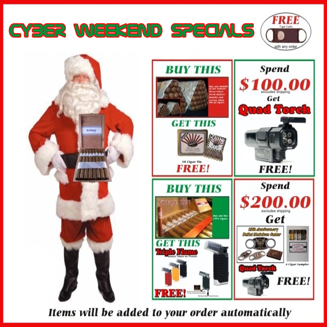 Bobalu Cigar Company Black Friday and Cyber Weekend Specials