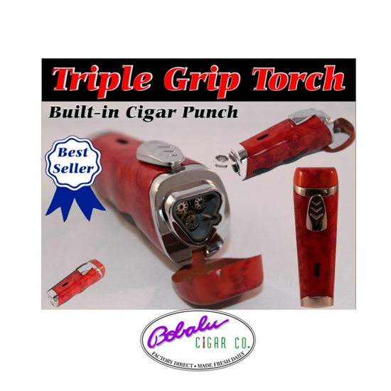 triple grip torch with punch