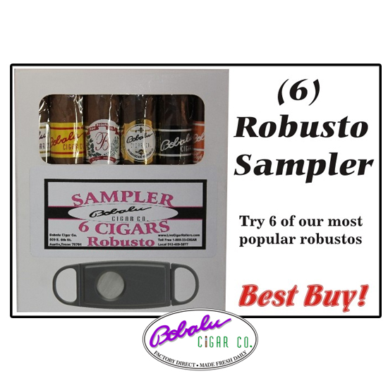 6 robusto sampler