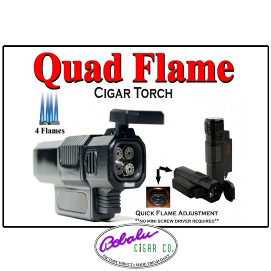 quad flame cigar torch