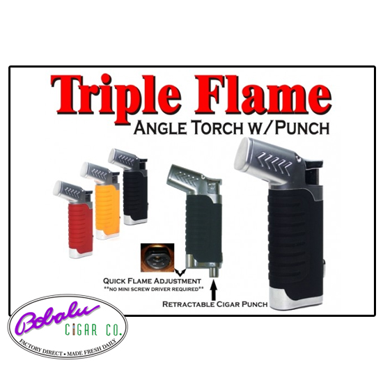 triple flame angle torch