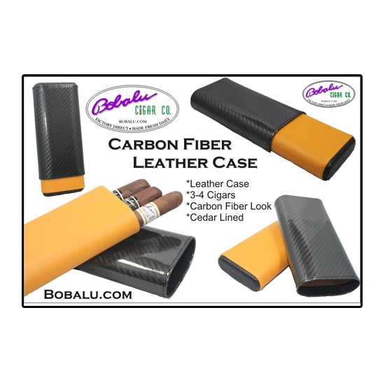 carbon fiber leather case