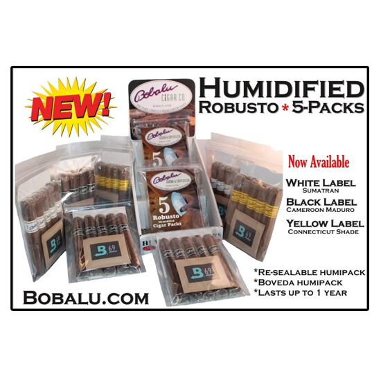 humidified cigar packs