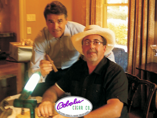 bobalu celebrity cigar smokers rick perry with robbin