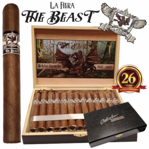 Bobalu is excited to announce the launch of the 26th anniversary La Fiera “THE BEAST” Toro Size Cigar.