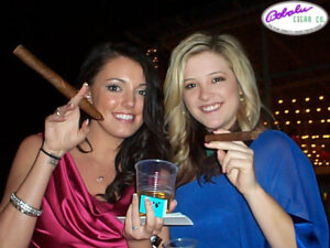 women smoking cigars