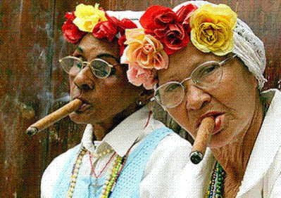 women cigar smokers