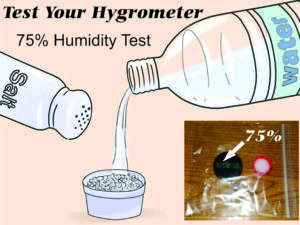 salt test hygrometer calibration