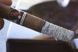 hand made cigar ash