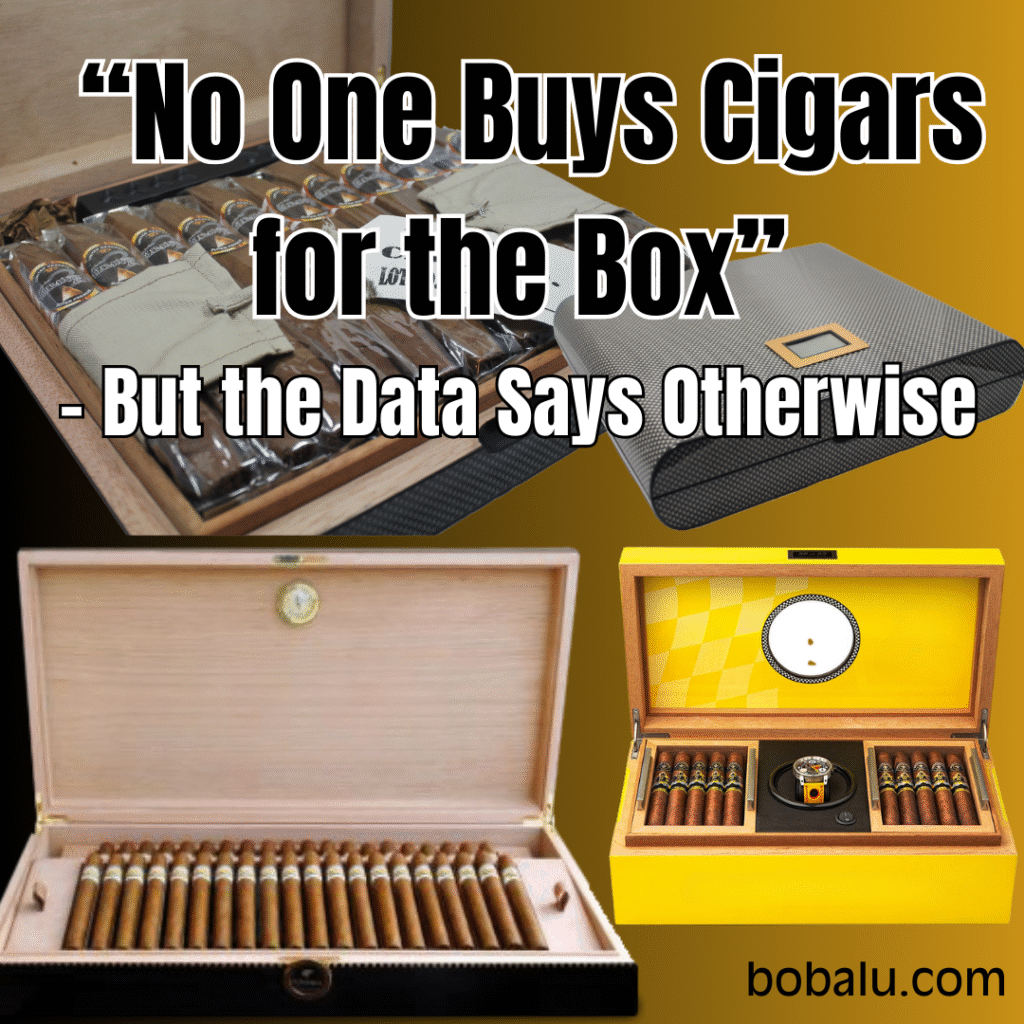 No One Buys Cigars for the Box” – But the Data Says Otherwise