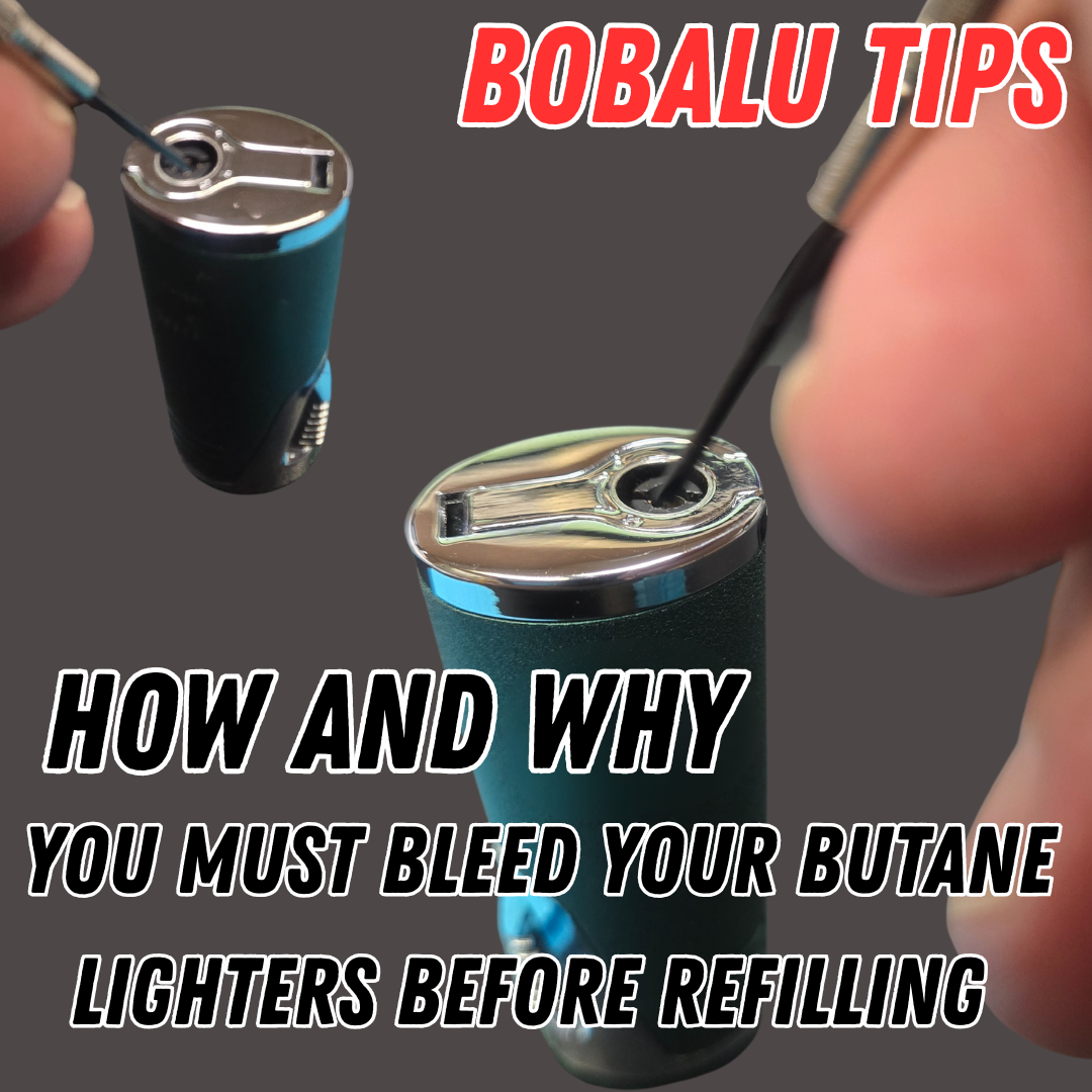 You Must Bleed Your Butane Lighters Before Refilling