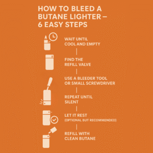 how to bleed a lighter